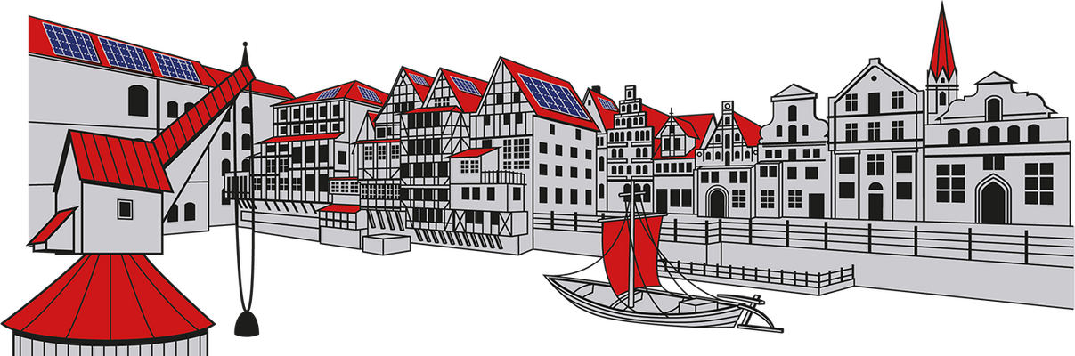 Illustration Lüneburger Stintmarkt